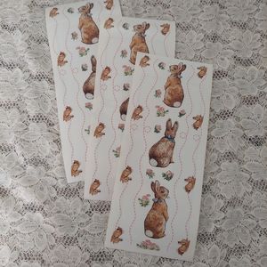 Colorbok Peter Rabbit Stickers Big Bunny Borders Scrapbook or Craft Supplies